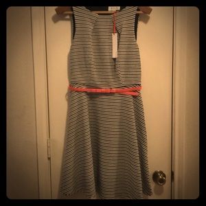 Elle sleeveless belted dress.